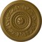 Ekena Millwork Marseille Ceiling Medallion (Fits Canopies up to 4 1/4"), Hand-Painted Gold, 16 1/8"OD x 5/8"P CM16MAGLS - alternate 1